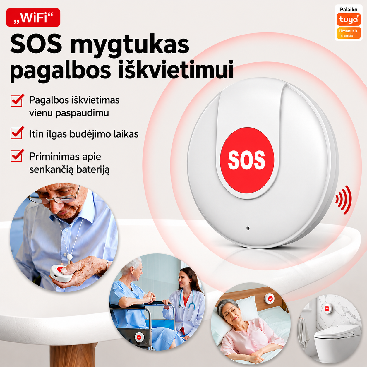 Pagalbos iškvietimo mygtukas - Image 4