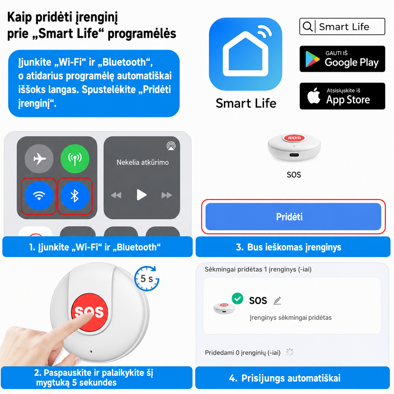 Pagalbos iškvietimo mygtukas - Image 7